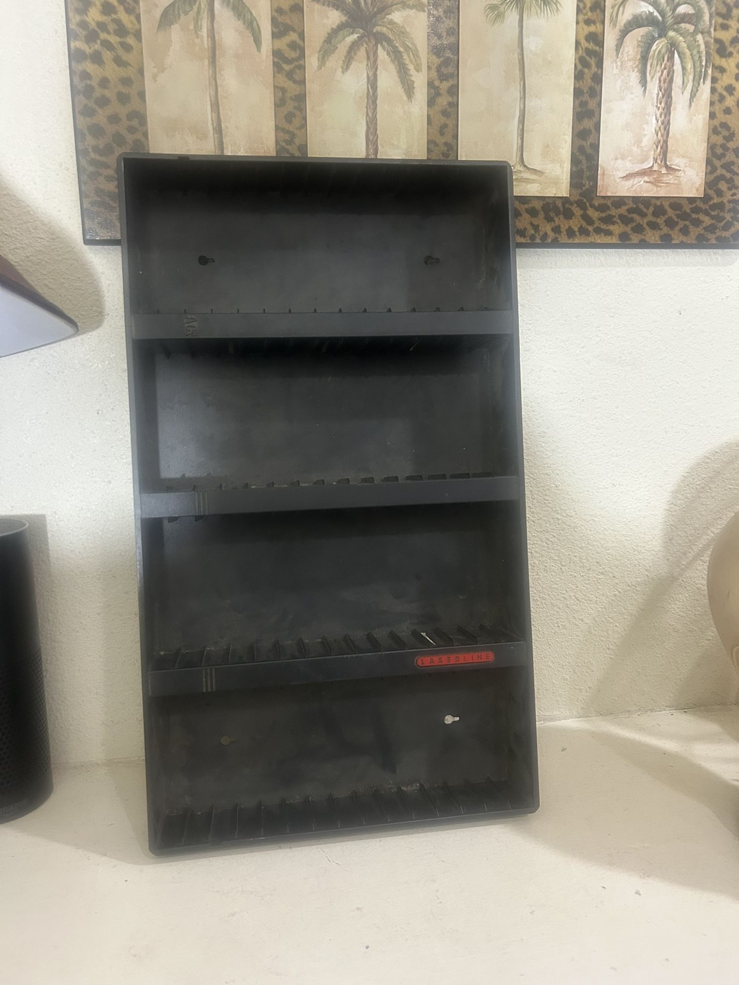 Vintage LASERLINEt AC60 cassette tape organizer
