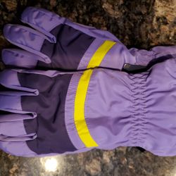 NWT Lands End Girls Stormer EZ Touch Gloves Size Medium