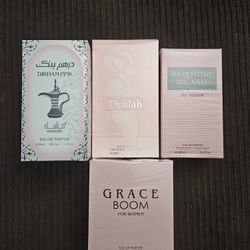4 New Women's Perfume Bundle Lot $129
