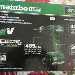 Metabo HPT 18V Brushless  1/2” Cordless Drill Kit