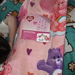 Carebear Valentines Blanket 