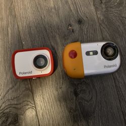 2 Waterproof Cameras 