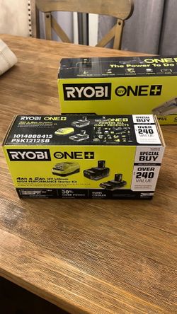 Ryobi 18V ONE+ 4Ah & 2Ah Starter Kit