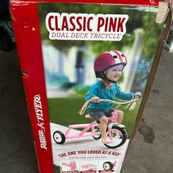 Classic pink dual deck tricycle hotsell