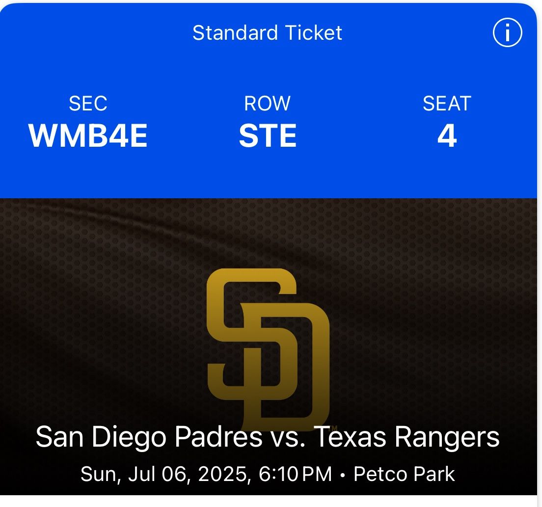 Padres Tickets 