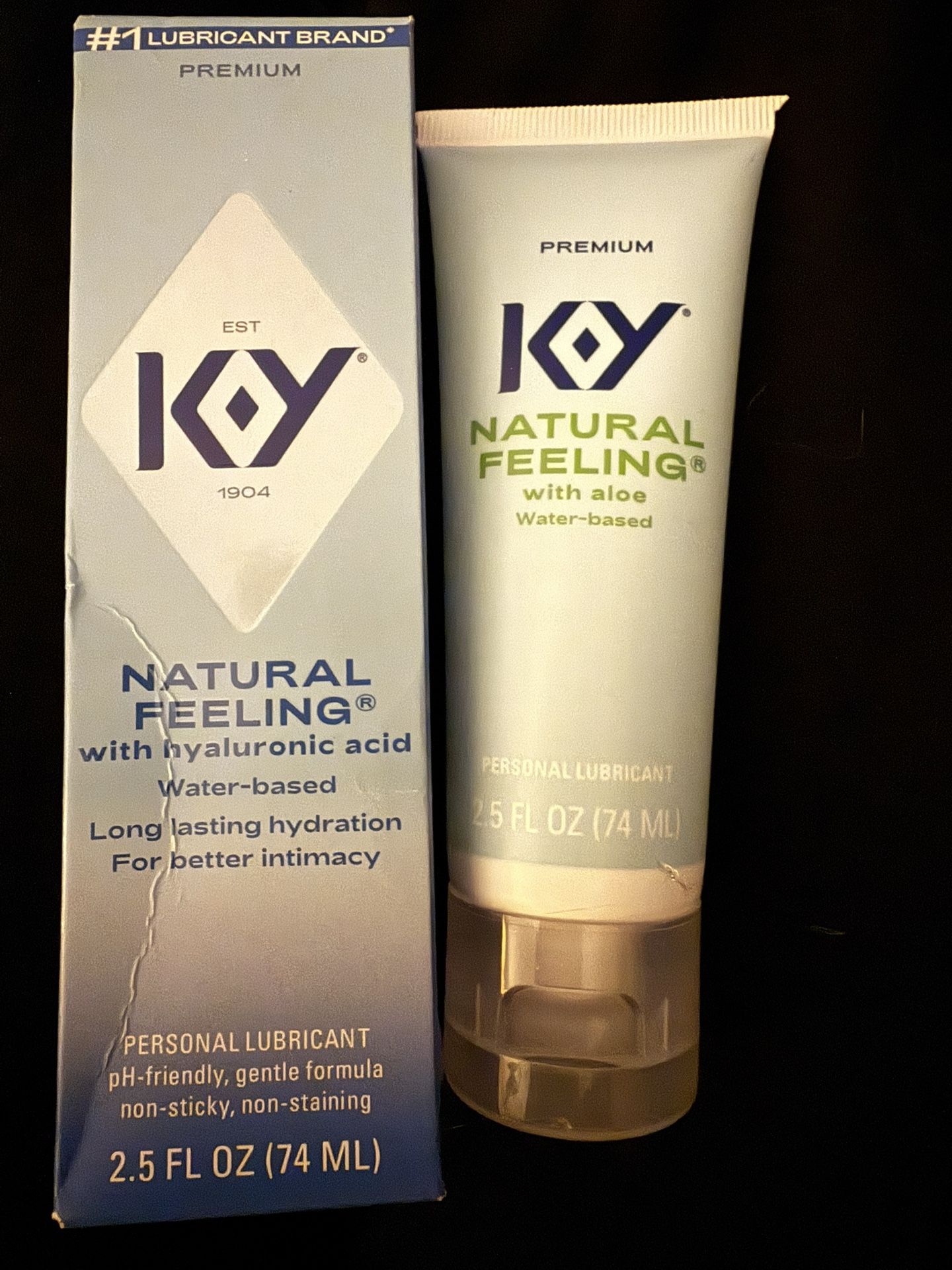 2 new Bottles of KY Natural Feelings 