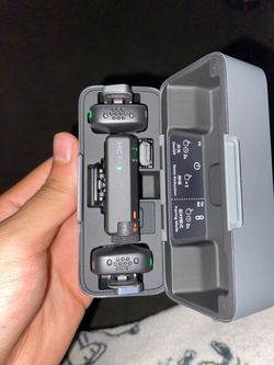 DJI mini mic set with charging case
