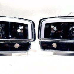 For 99-06 Sierra Yukon XL LED DRL Headlights