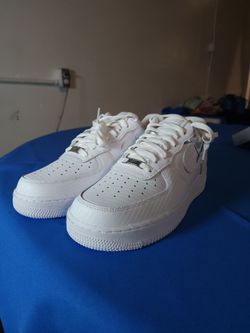 Nike Air Force 1 White Carbon Fiber– Size  9.5