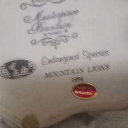 Home Interior Mountain Lion Mommy With Cubs