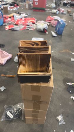 Wooden organization box