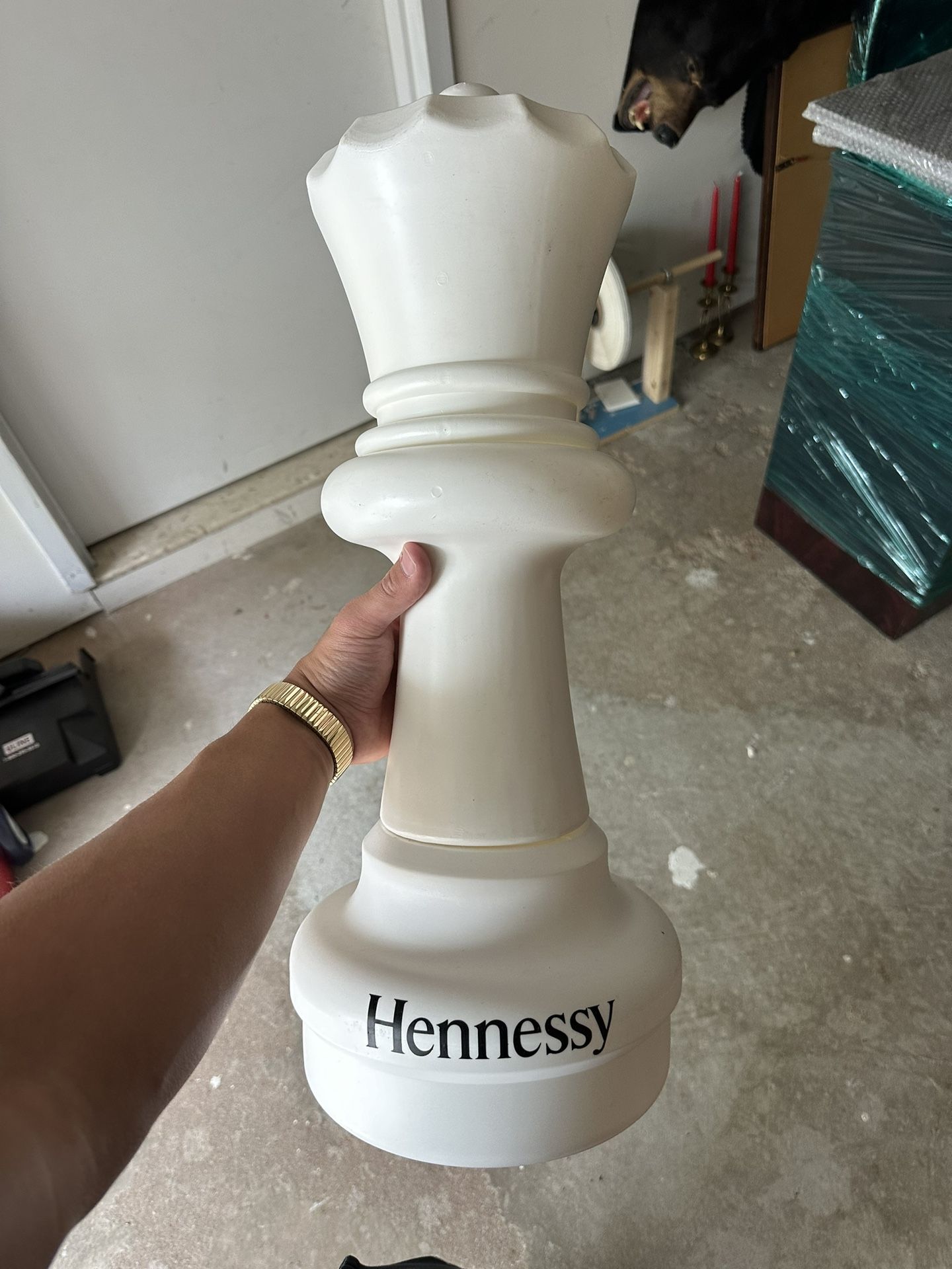 Large Hennessy Chess Set