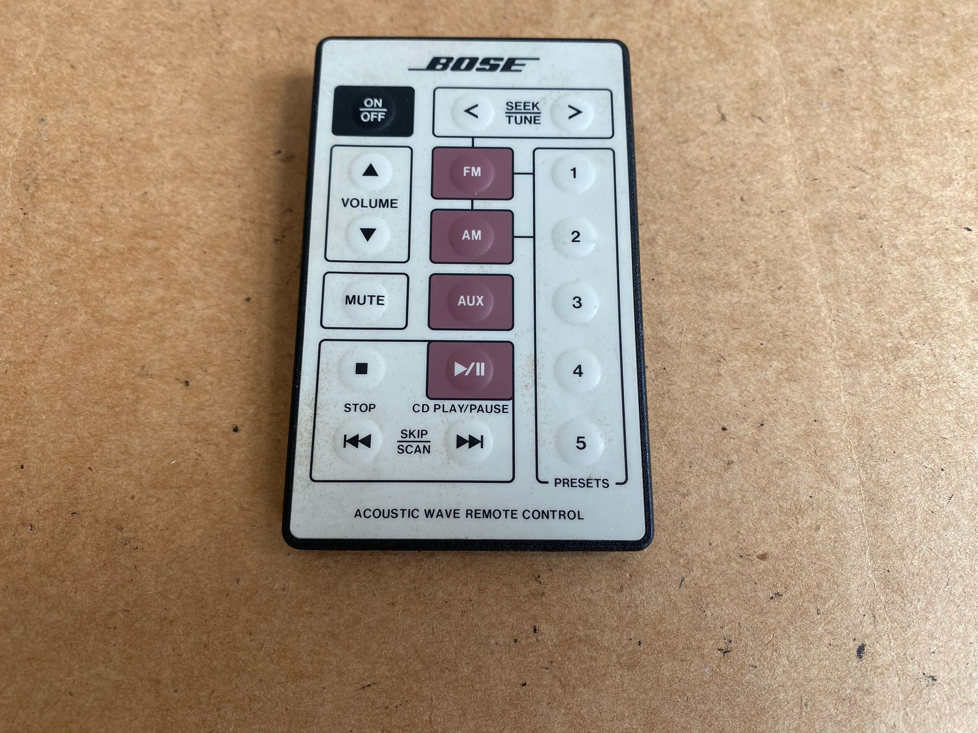 Bose Accoustic Wave Remote Control