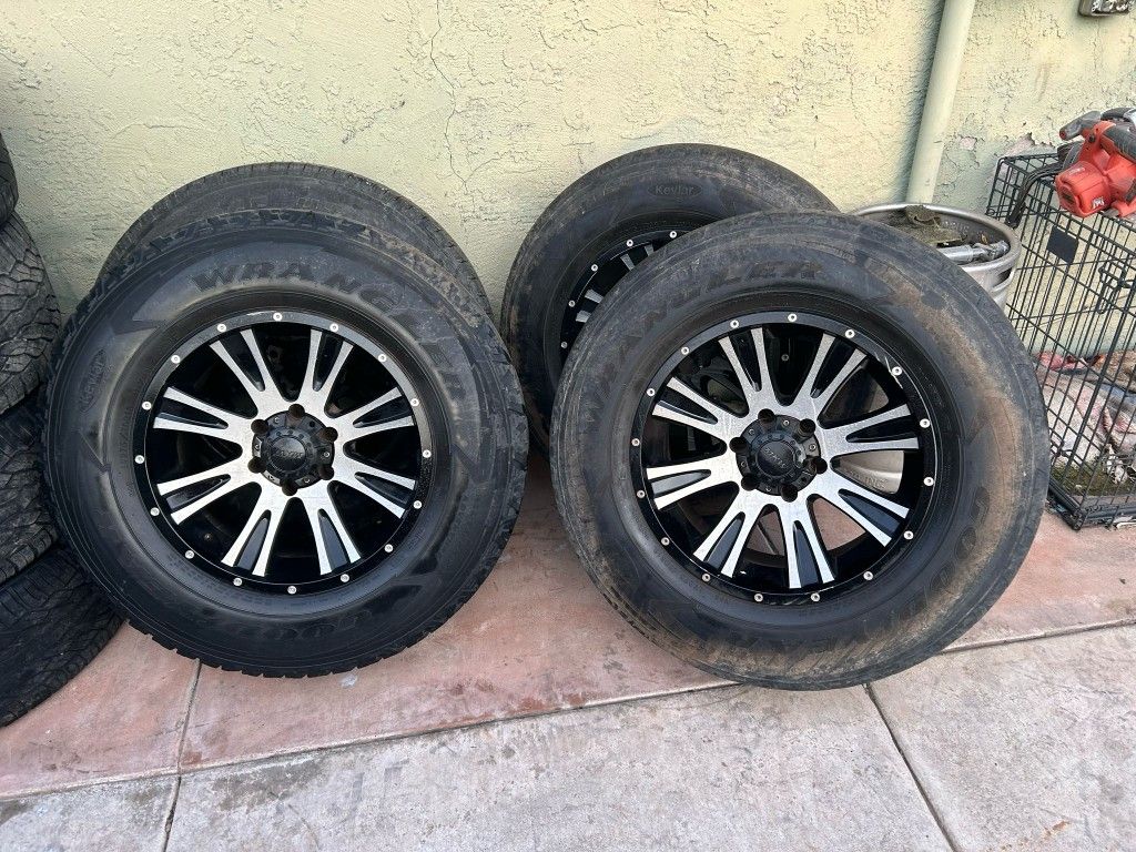 RIMS ONLY TIRES NO GOOD 275/70R18...6 LUGS FIT TOYOTA TACOMA NISSAN XTERRA NISSAN IZUSO RODEO NISSAN FRONTIER NISSAN PATHFINDER