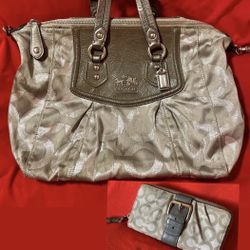 Womens Coach Purse With Wallet Set 