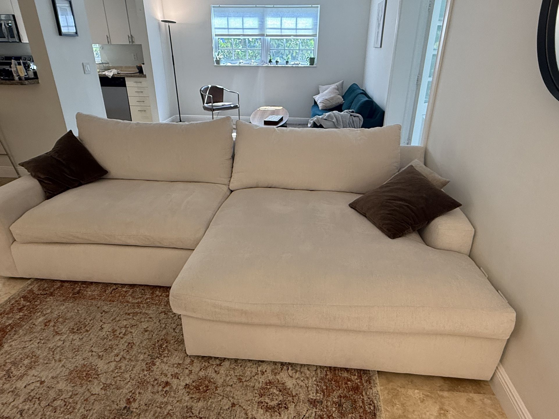 Beautiful, Super Soft Sectional Sofa.