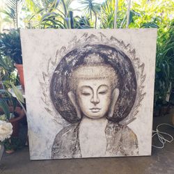 Large Buddha  Canvas Painting