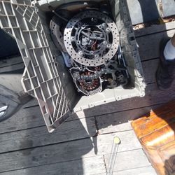 Crate Of Motorcycle Parts
