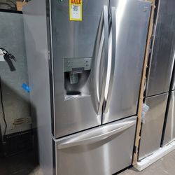 Kenmore 36in French Door Fridge Stainless Steel Working Perfectly 4-months Warranty 