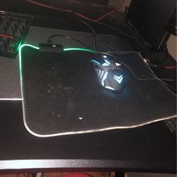 Bugha Mouse And A Light Up Mouse Pad