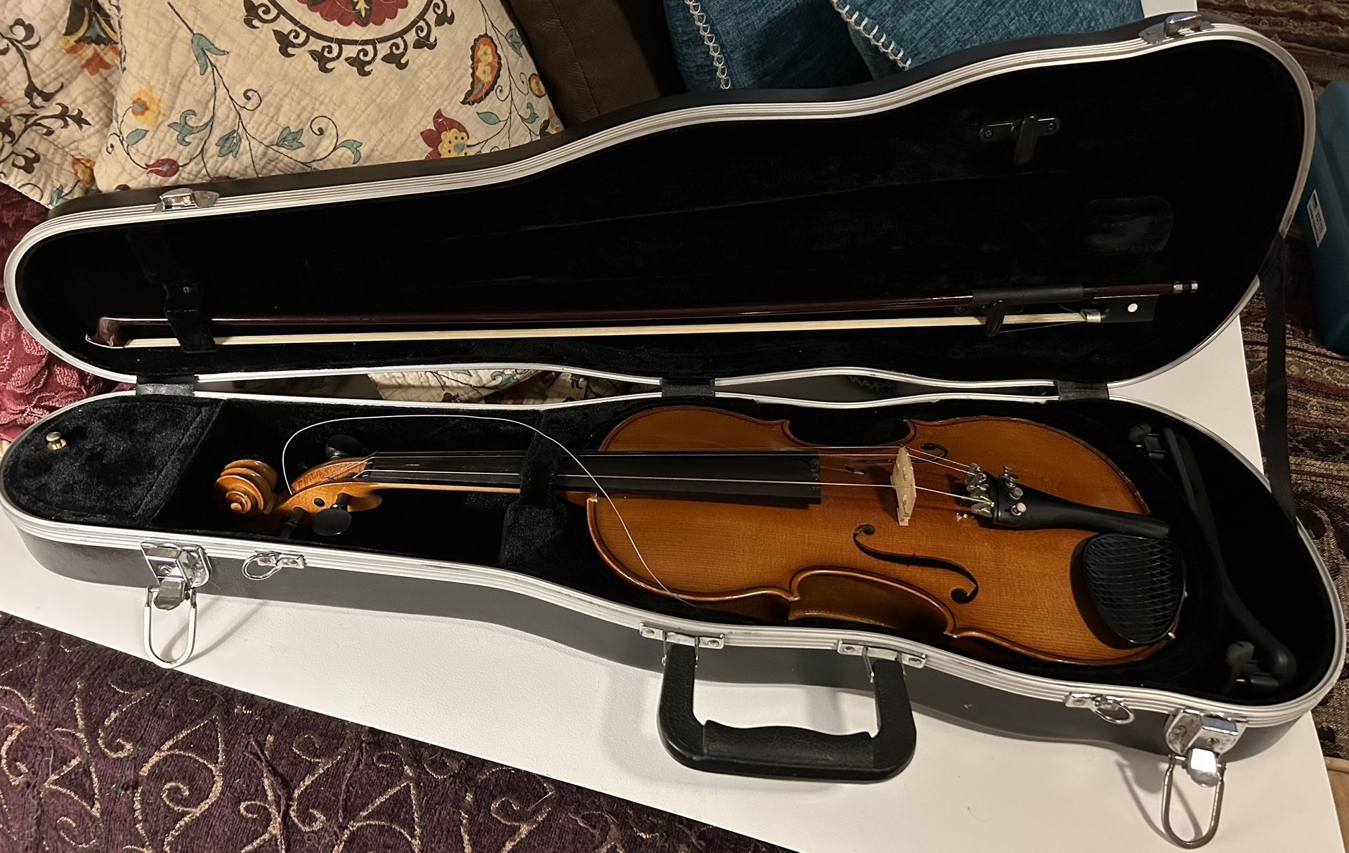 Violin, Bow & Case, Made In Germany
