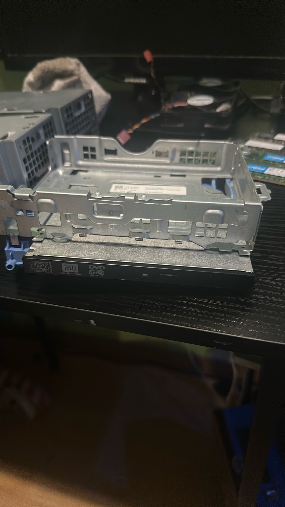 Compact Disc Drive + Harddrive Cage