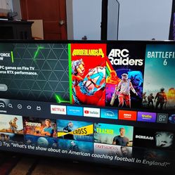 50 inch sanyo TV with fire TV stick