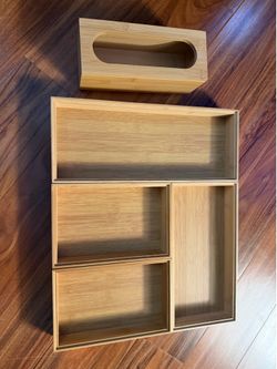 Bamboo Drawer Organizers
