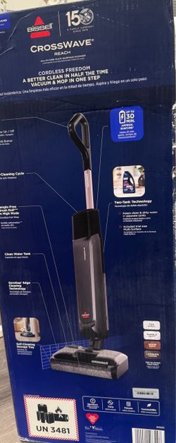 Bissell Crosswave Reach - All in One Multi Surface Cleaner - Cordless