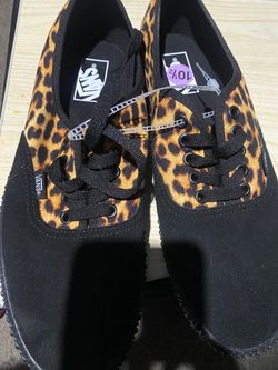 Vans Low-Top Sneakers Leopard Print Size 10.5