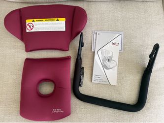 Britax Poplar car seat anti-rebound bar and inserts for newborn