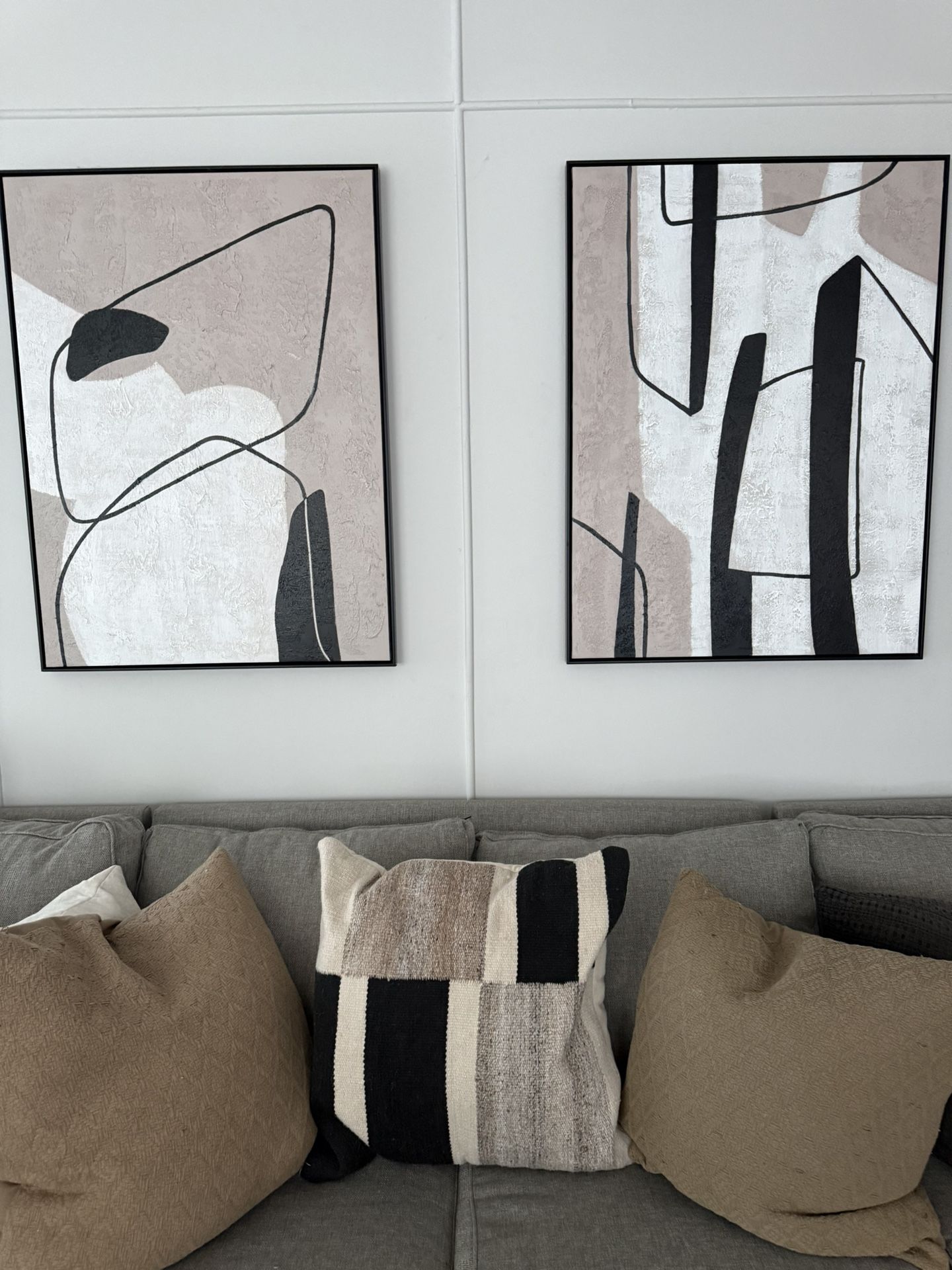 Two Painting And Pillow