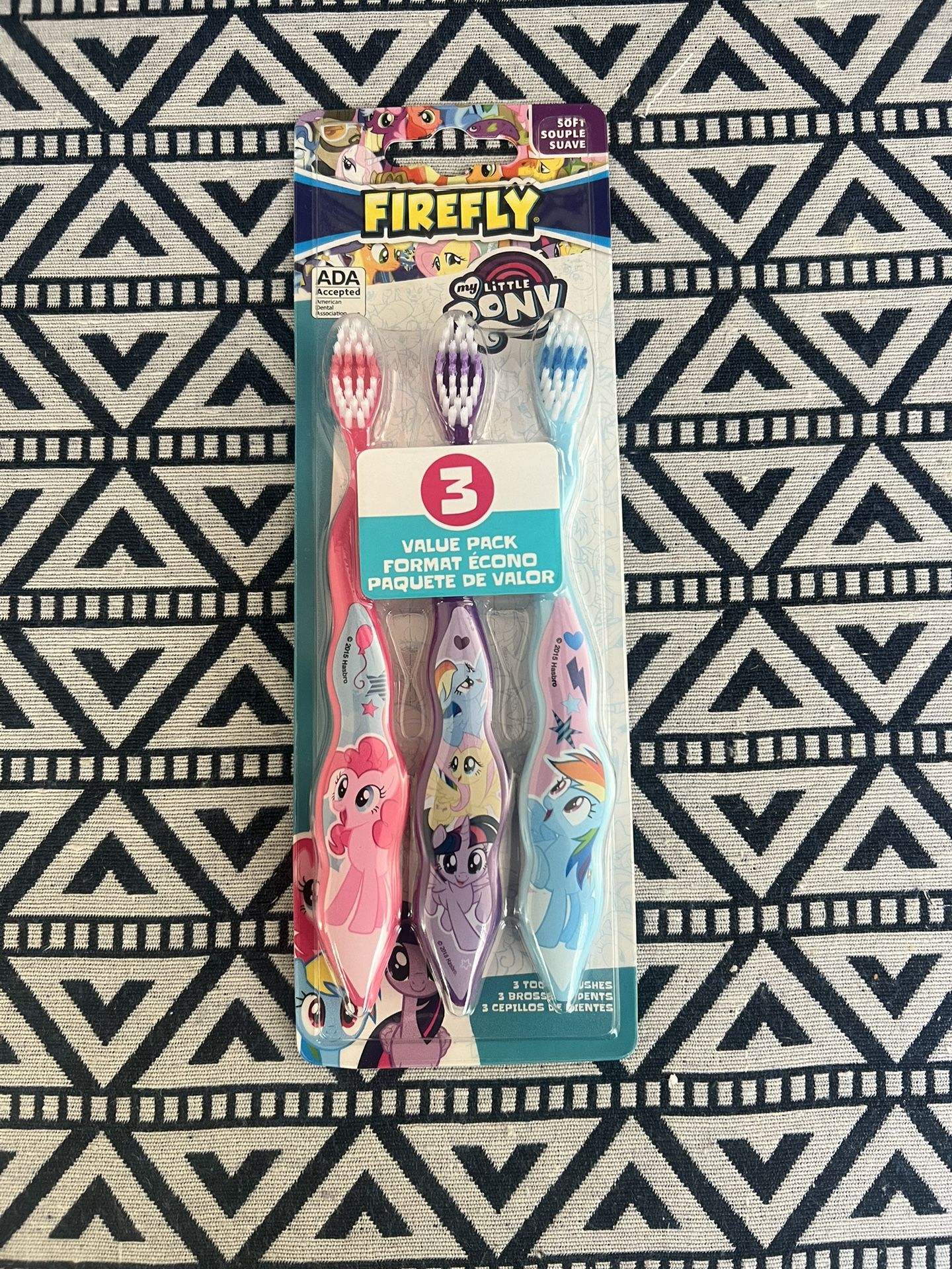 My Little Pony Firefly 3 Value Pk Toothbrush Set