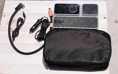 Inflador de neumáticos, compresor de aire portátil, bomba de aire para neumáticos de automóvil, batería recargable inalámbrica de 150 PSI y 12 V CC, b