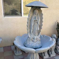 New Fountain Made Out Of Cement Perfect Gift 🎁 