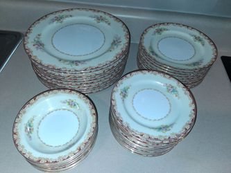 Vintage Floral China Dinnerware Set