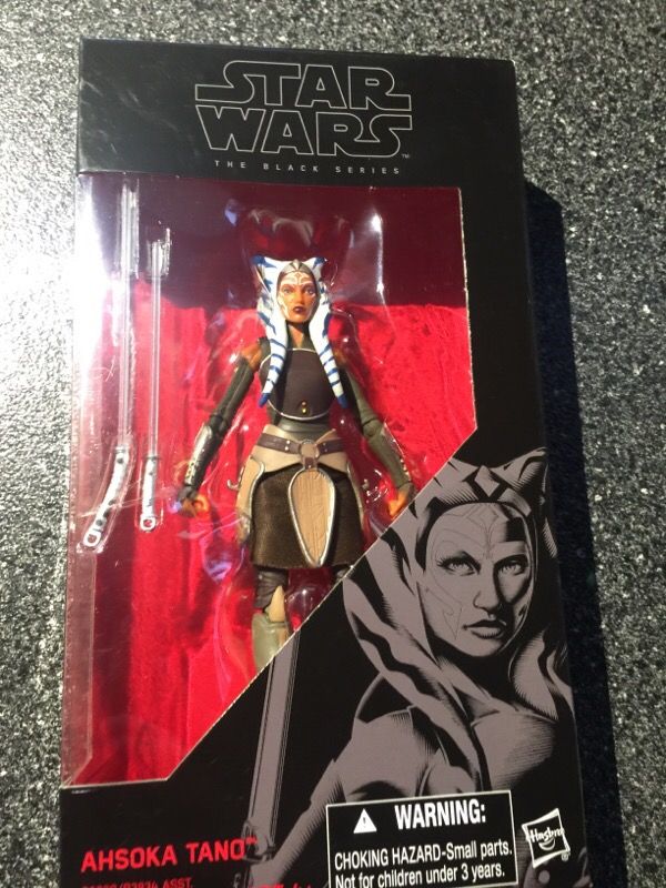 Ahsoka Tano Action Figure, 6 Inch Star Wars Black Series collectible figure Rebels and Clone wars