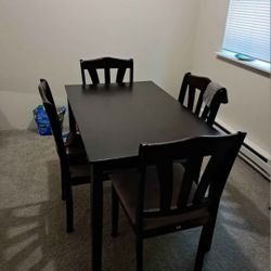 Brown/Black Dining Table 
