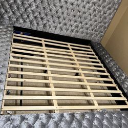Upholstered Platform Storage Bed