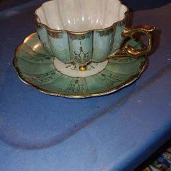 Japanese Royal Sealy Tea Cup & Saucer