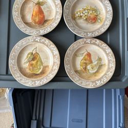 Luncheon/Decorative Ceramic Plates By Cypress 