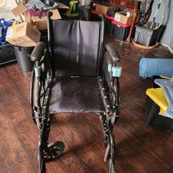 Wheelchair With Tray 