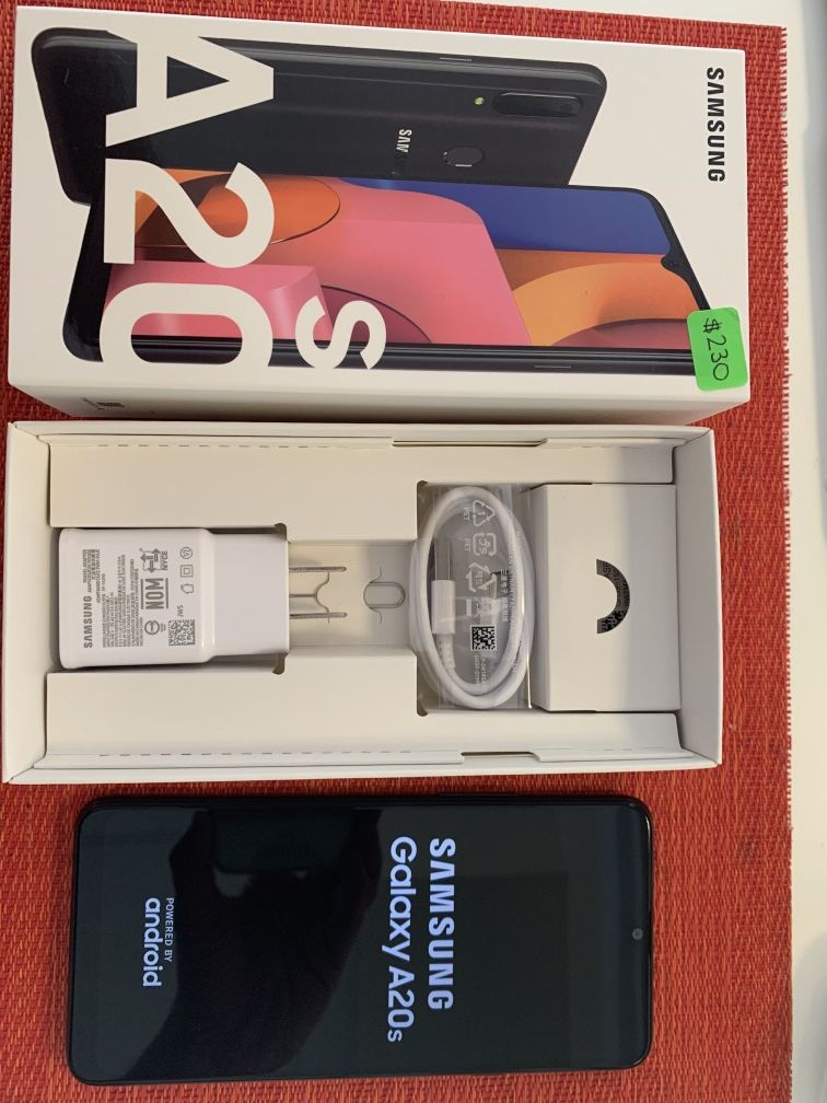 Samsung Galaxy A20S (32gb) comes with charger and 1 month warranty