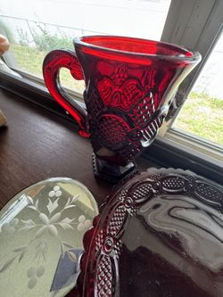 Red Glass Items