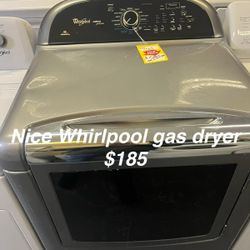 Nice Whirlpool Gas Dryer 