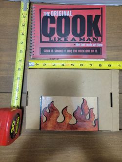 The Original Cook Like A MAN Cookbook, Grill Smoke BBQ Marlboro MAN CAVE BOOK