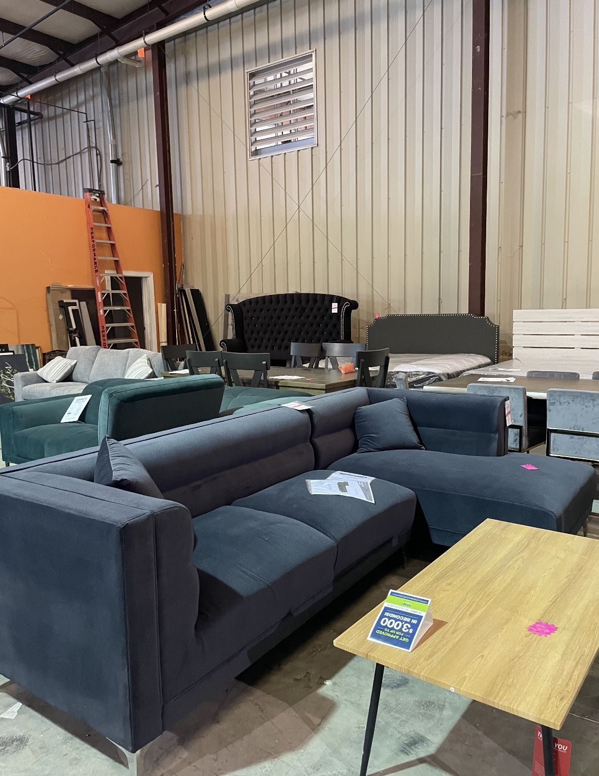 Joy Bird Right side sectional, 9ftx5ft 