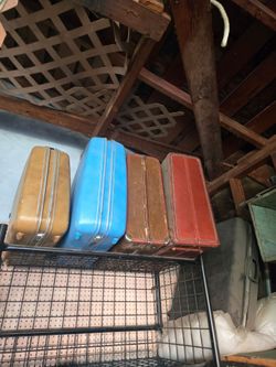 Vintage suitcases