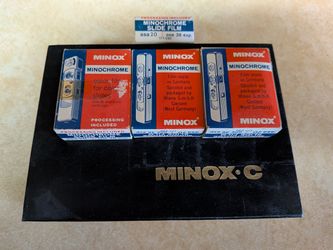 MINOX C Subminiature Spy Camera with Extras