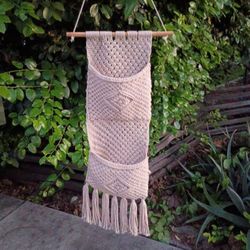 Macrame Hanger 15" W X 44 " Long